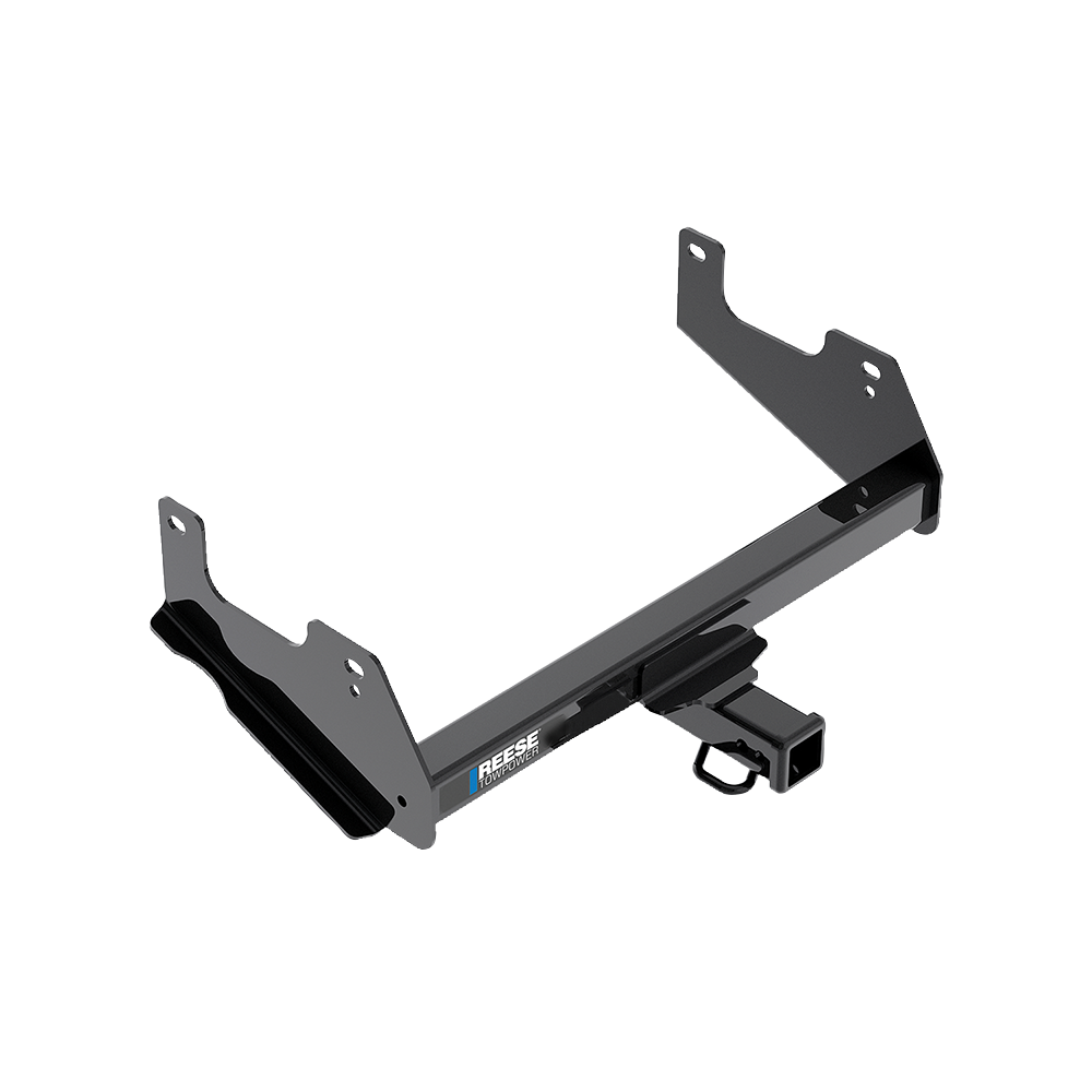 Fits 2015-2023 Ford F-150 Trailer Hitch Tow PKG w/ 4-Flat Wiring + Adjustable Drop Rise Ball Mount + Pin/Clip + Inerchangeable 1-7/8" & 2" & 2-5/16" Balls + Wiring Bracket + Hitch Cover By Reese Towpower