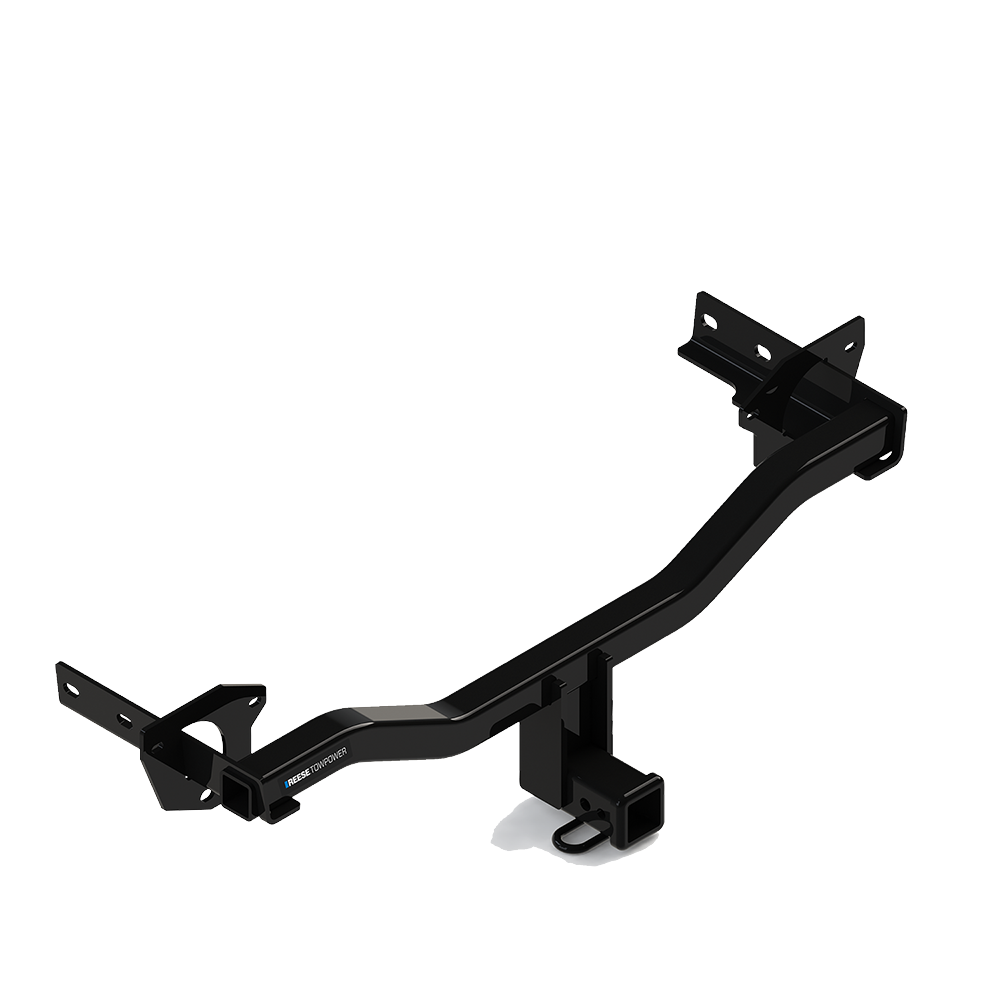 Fits 2018-2023 Alfa Romeo Stelvio Trailer Hitch Tow PKG w/ 4-Flat Wiring + Ball Mount w/ 2" Drop + Interchangeable Ball 1-7/8" & 2" & 2-5/16" + Wiring Bracket + Dual Hitch & Coupler Locks + Hitch Cover (Excludes: Quadrifoglio Models) By Reese Towpowe