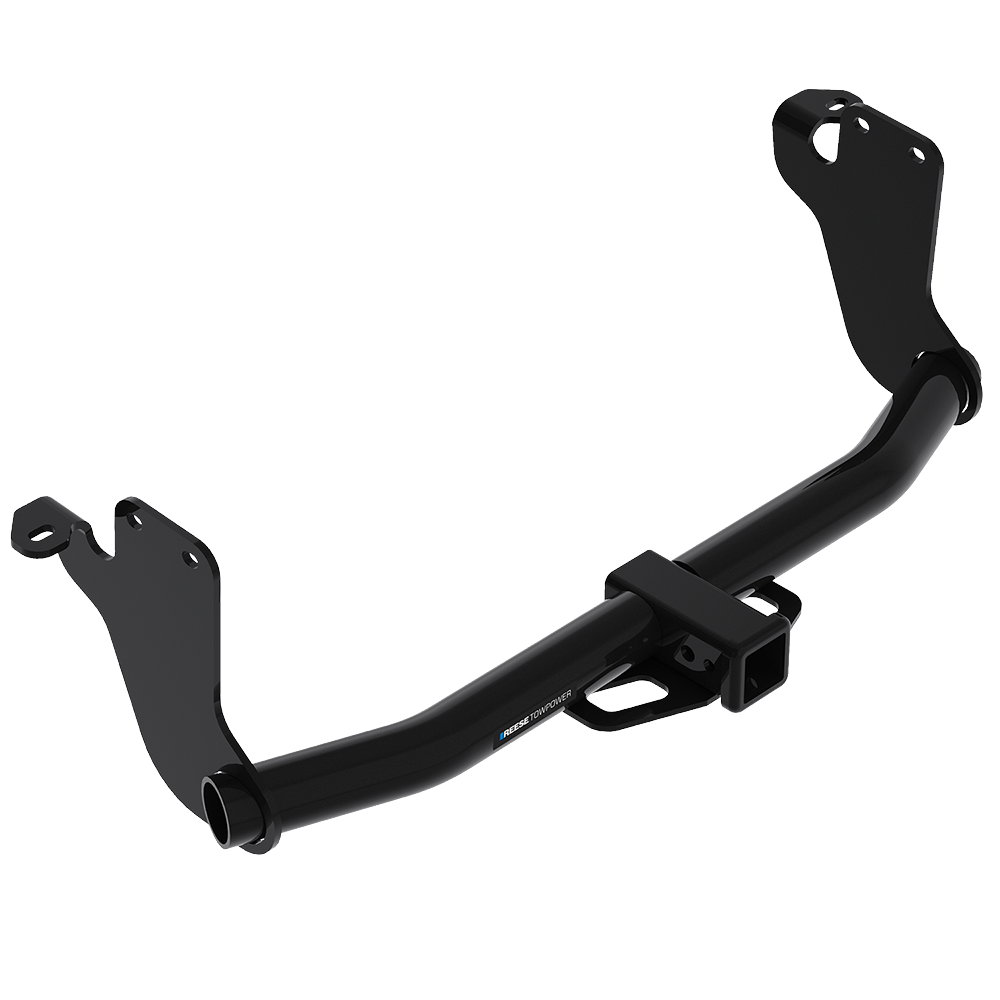 Fits 2018-2021 Mitsubishi Eclipse Cross Trailer Hitch Tow PKG w/ 4-Flat Wiring + Ball Mount w/ 4" Drop + 2" Ball + 2-5/16" Ball By Reese Towpower