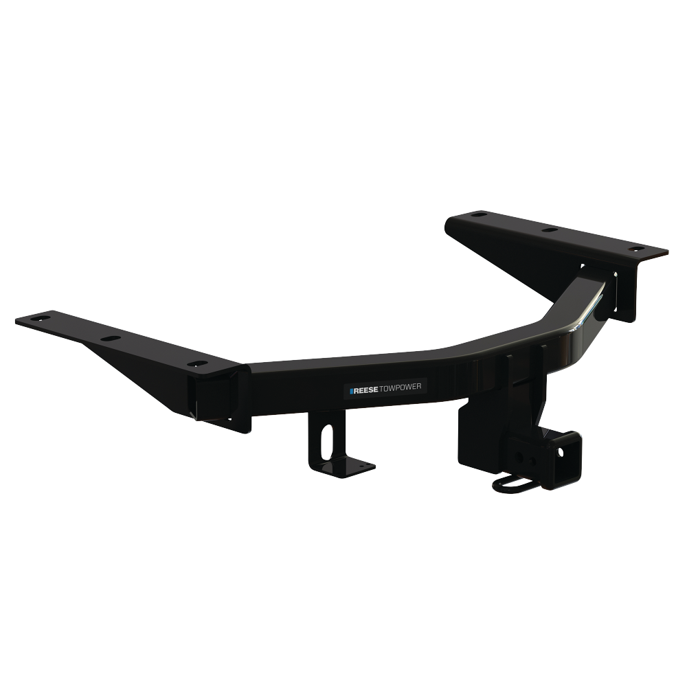 Fits 2022-2023 Acura MDX Trailer Hitch Tow PKG w/ 4-Flat Wiring + Extended 16" Long Ball Mount w/ 4" Drop + Pin/Clip + 2" Ball By Reese Towpower