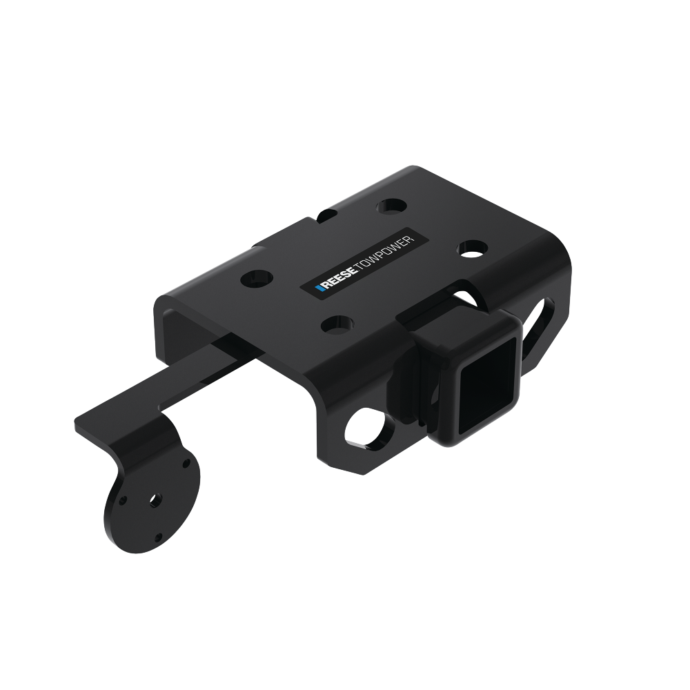 Se adapta al paquete de enganche de remolque Volkswagen Amarok 2011-2022 con cableado plano de 4 + soporte de bola con caída de 2" + bola de 1-7/8" de Reese Towpower