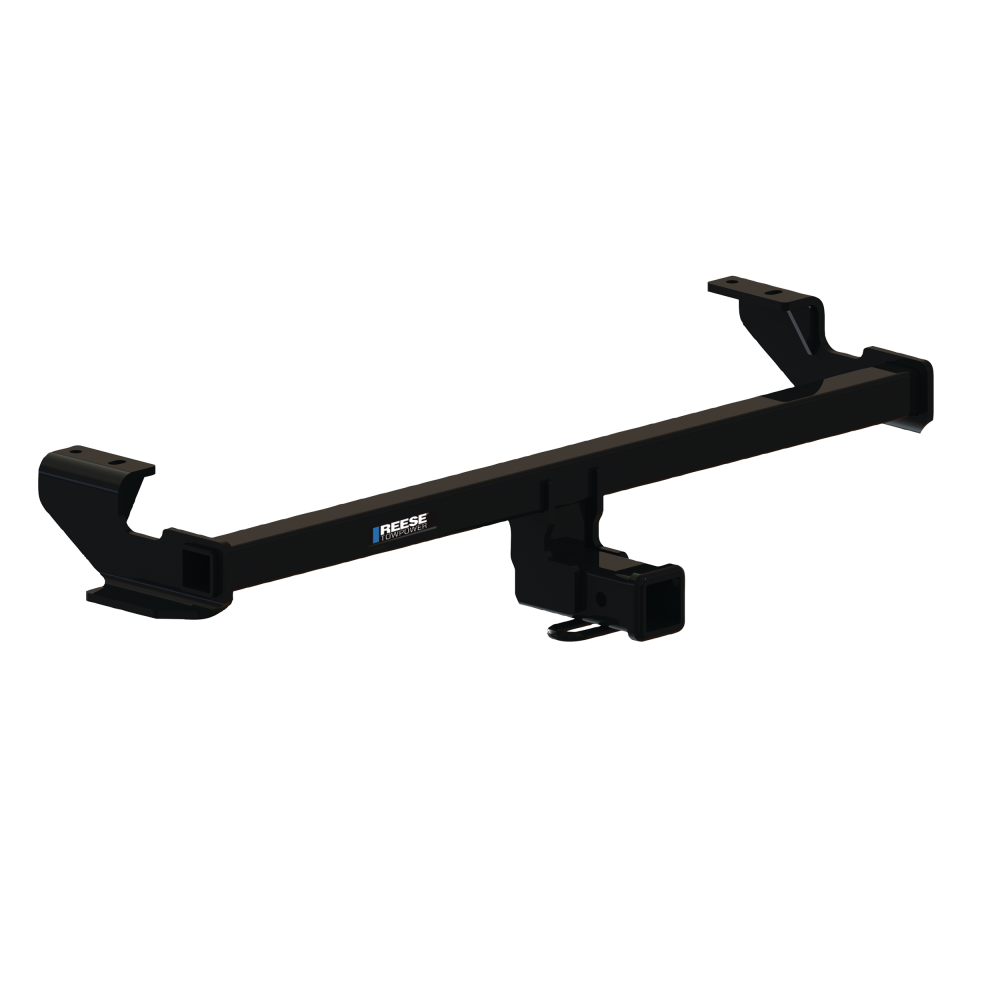 Fits 2022-2023 Volkswagen Taos Trailer Hitch Tow PKG w/ 2 Bike Plaform Style Carrier Rack + Hitch Lock By Reese Towpower