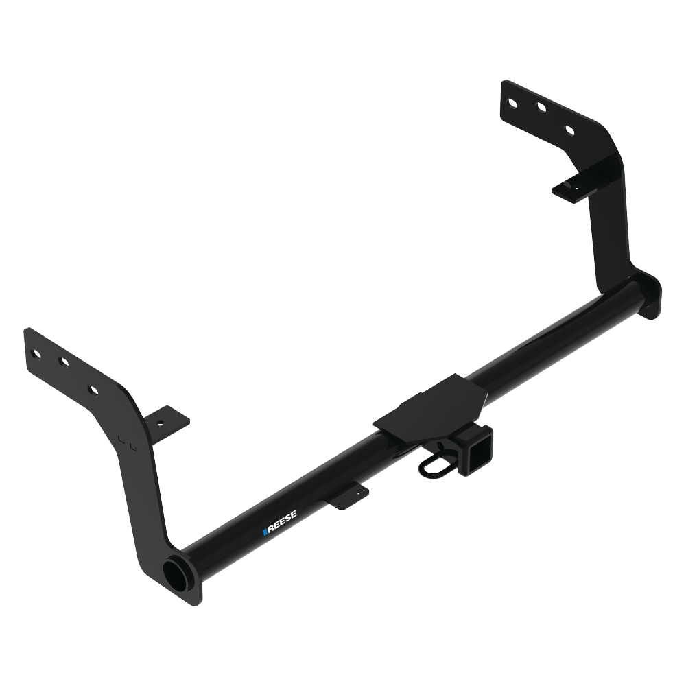 Fits 2022-2023 Genesis GV70 Trailer Hitch Tow PKG w/ 4-Flat Wiring + Ball Mount w/ 4" Drop + 2-5/16" Ball By Reese Towpower