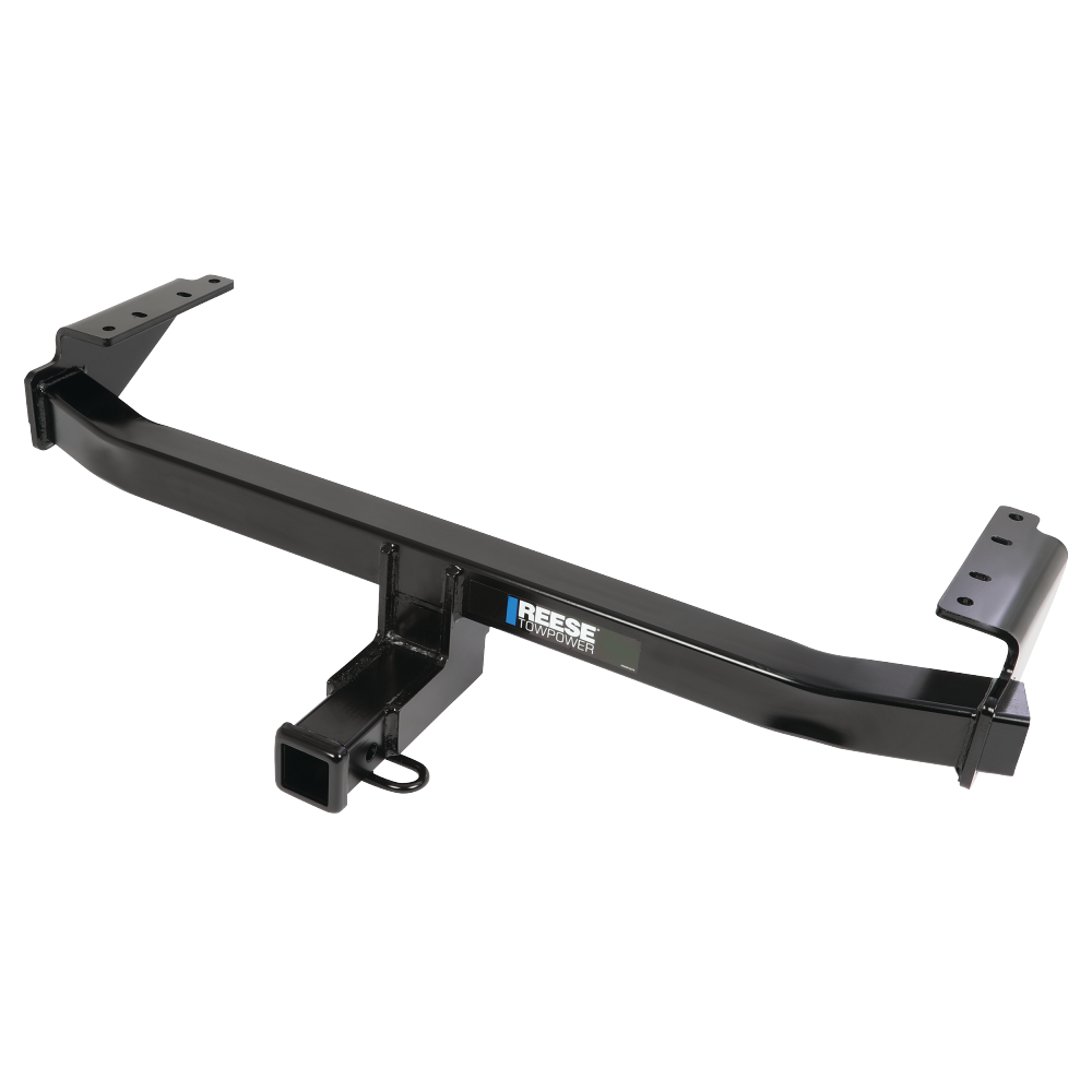 Fits 2021-2022 Mercedes-Benz GLB35 AMG Trailer Hitch Tow PKG w/ 2 Bike Plaform Style Carrier Rack + Hitch Lock By Reese Towpower