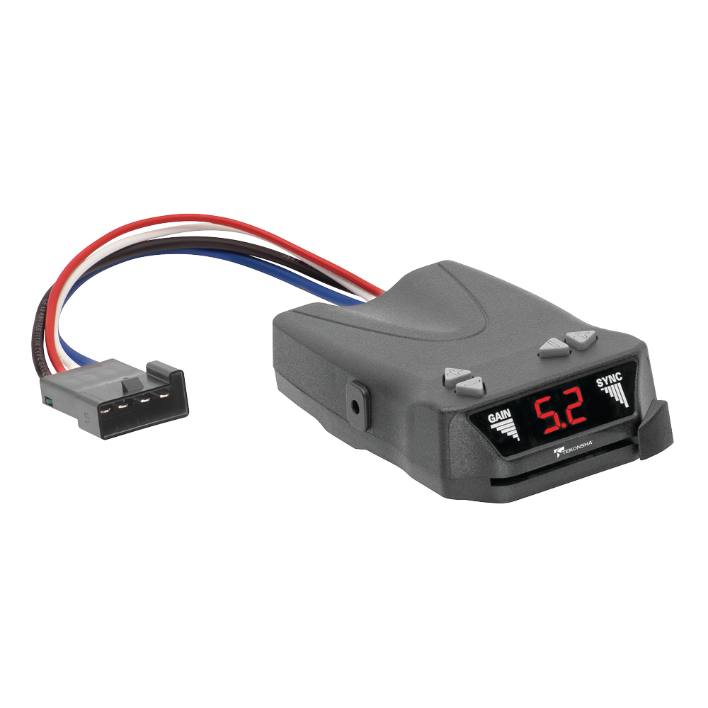 Se adapta a Winnebago Navion Motorhome 2016-2023 Tekonsha Brakeman IV Control de freno + adaptador BC Plug &amp; Play (para modelos con paquete de remolque de fábrica) de Tekonsha