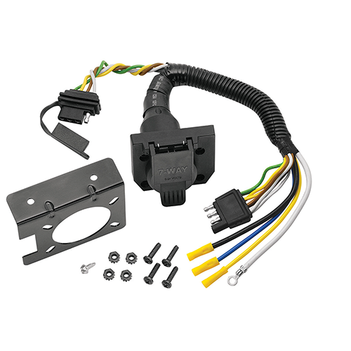 Se adapta al paquete de enganche de remolque International 1210 de 1971-1973 con cableado de 7 vías para vehículos recreativos + bola de 2" y 2-5/16" + soporte de caída de Draw-Tite