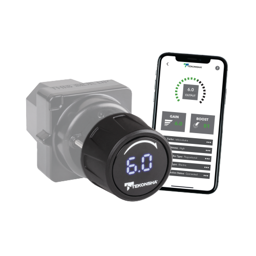 Se adapta al paquete de enganche de remolque Saturn Relay 2005-2007 con control de freno inalámbrico Bluetooth Tekonsha Prodigy iD + cableado RV de 7 vías + soporte de bola y caída de 2" y 2-5/16" de Reese Towpower