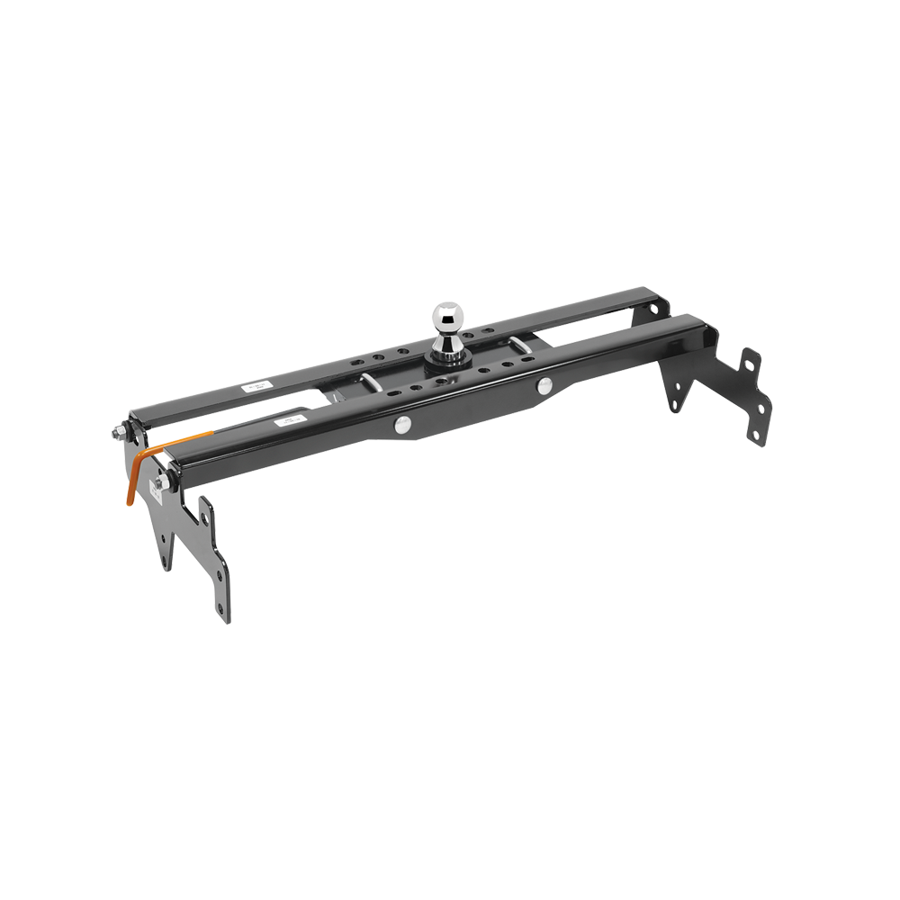 Fits 2019-2019 Chevrolet Silverado 1500 LD (Old Body) Hide-A-Goose Underbed Gooseneck Hitch System + 7-Way In-Bed Wiring + 5" Offset Gooseneck Ball (For w/o Factory Puck System Models) By Draw-Tite
