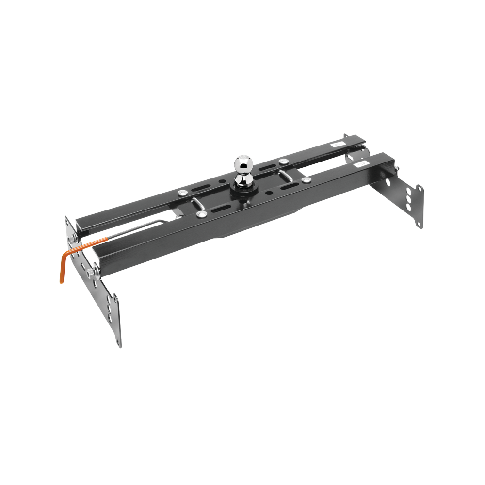 Fits 1988-2000 Chevrolet C/K Series Hide-A-Goose Underbed Gooseneck Hitch System + 7-Way In-Bed Wiring + 5" Offset Gooseneck Ball (Excludes: Crew Cab, w/o Factory Puck System Models) By Draw-Tite