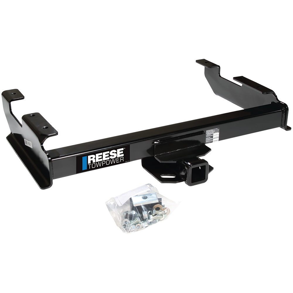 Fits 1988-2000 GMC K3500 Trailer Hitch Tow PKG w/ 15K Trunnion Bar Weight Distribution Hitch + Pin/Clip + 2-5/16" Ball + Tekonsha Primus IQ Brake Control + 7-Way RV Wiring By Reese Towpower