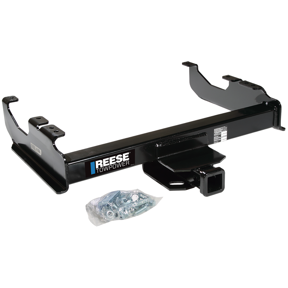 Fits 1963-1984 Chevrolet C30 Trailer Hitch Tow PKG w/ Ball Mount w/ 8" Drop + Pin/Clip + 2" Ball + 2-5/16" Ball By Reese Towpower