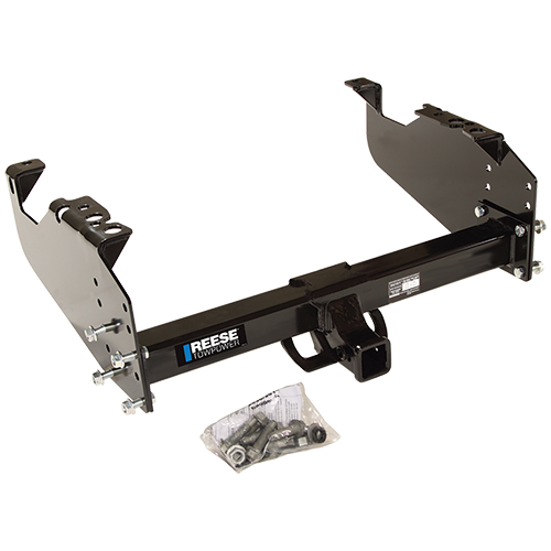 Fits 1963-1966 GMC 3000 Trailer Hitch Tow PKG w/ 7 Hole Pintle Hook Mounting Plate + Pintle Hook & 1-7/8" Ball Combination + Hitch Lock By Reese Towpower