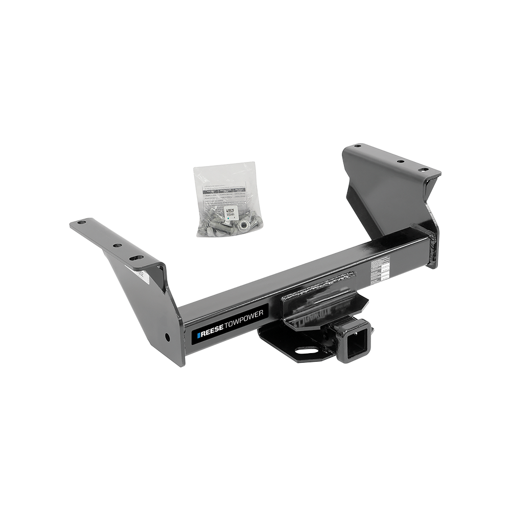 Fits 2013-2018 RAM 5500 Trailer Hitch Tow PKG w/ Adjustable Pintle Hook Mounting Plate + 10K Pintle Hook + Hitch Lock (For Cab & Chassis, w/34" Wide Frames Models) By Reese Towpower